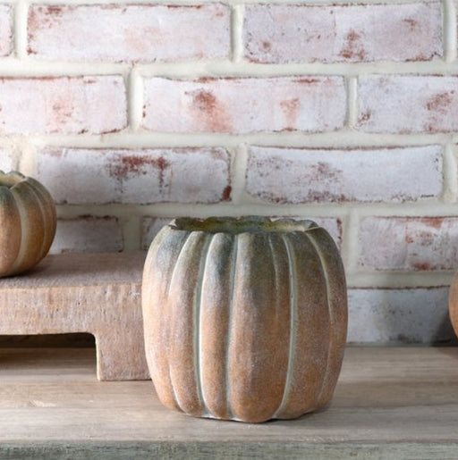 Tall Pumpkin Planter