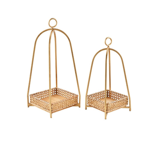 Cane Candle Lanterns Assorted