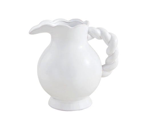 Twisted Handle Terracotta Pitcher