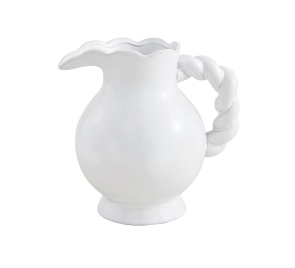 Twisted Handle Terracotta Pitcher