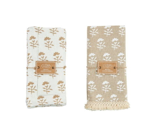 Block Print Napkin Sets Assorted