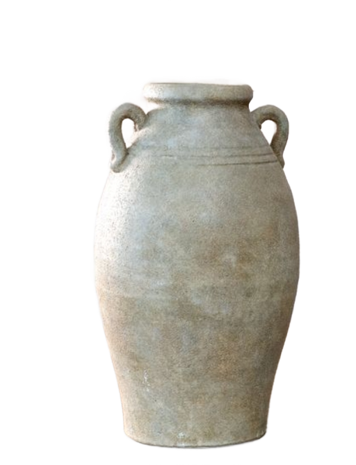 Stasia Tall Natural Wash Two Handle Jug
