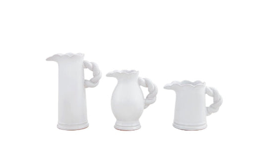 Twisted Handle Terracotta Pitchers Assorted