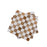 Wood & Resin Checker Coaster Set
